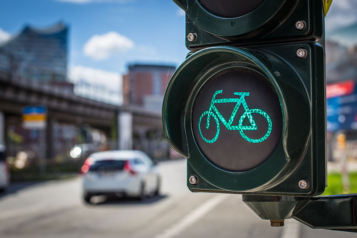 Foto Radfahrerampel